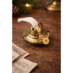 Lamplight Farms Brass Oil Lamp Burner Replacement with Cotton Wick Gold